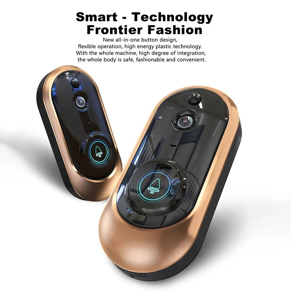 

1080P WiFi Wireless Video Doorbell 170 Degree Wide-angle Lens Night Vision Home Security Camera Doorbell