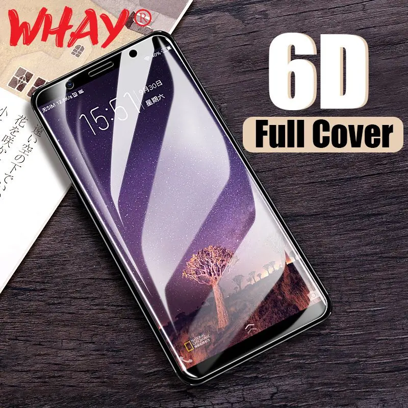 6D 9H Tempered Glass For Vivo V11 V15 Pro Full Cover
