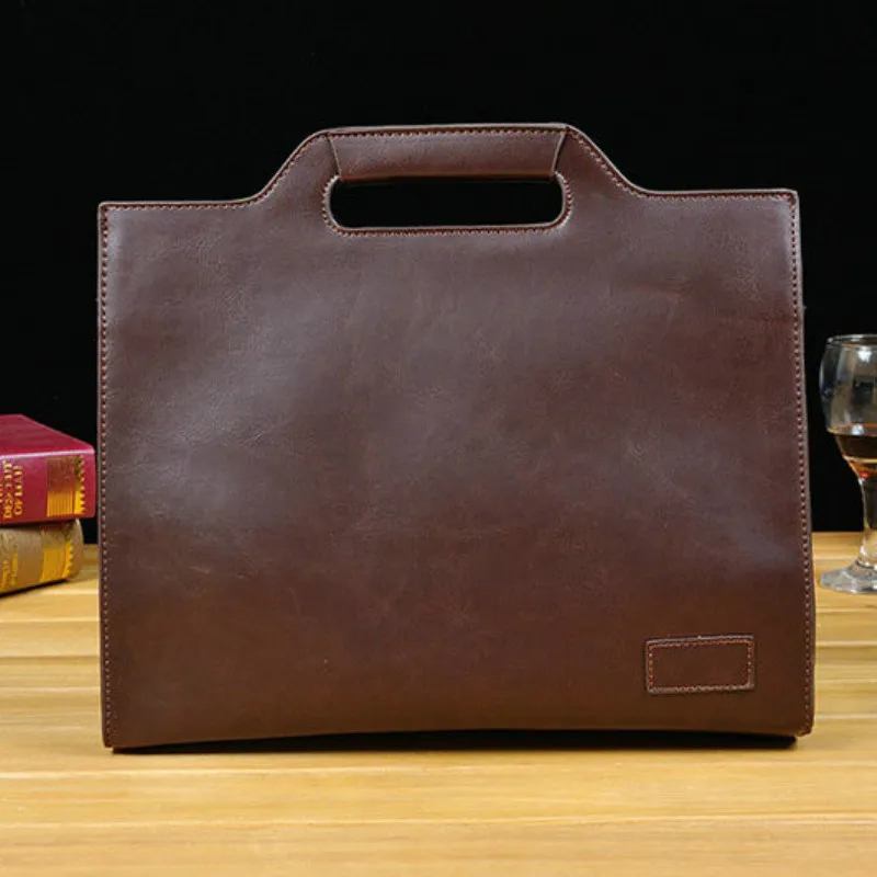 Деловой мужской портфель кожаная сумка для ноутбука повседневная мужская сумка через плечо мужская офисная сумка-мессенджер
