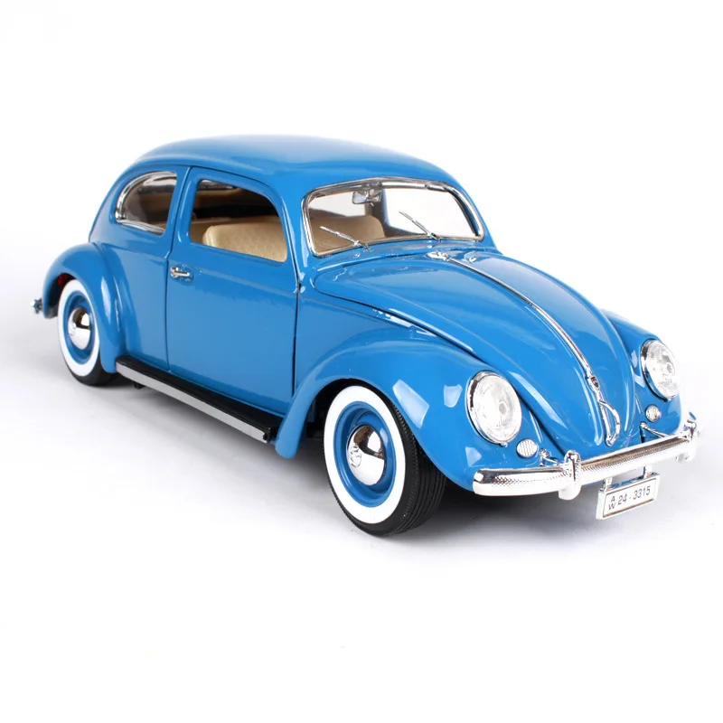 Bburago 1/18 1955 Volkswagen Beetle сплав Ретро модель автомобиля классическая модель автомобиля украшение автомобиля коллекция подарок