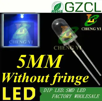 

Round led 5mm blue light diode Without fringe 465-475nm 3.0-3.5V Free shipping