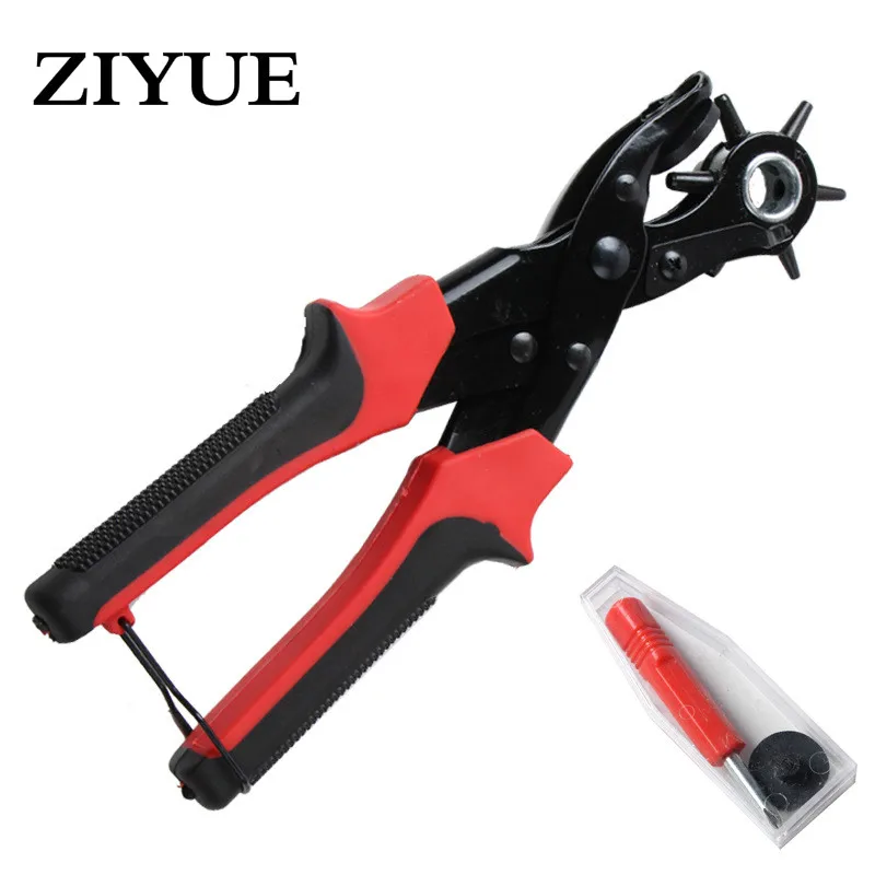 Free Shipping Belt Punch Punch Multi function Drill Punching Manual