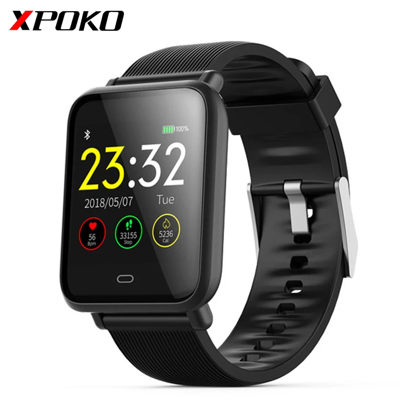 

XPOKO Q9 Smart Watch Men Women Heart Rate Monitor Call Message Reminder Waterproof Watch Smart Fitness Tracker For iOS Android