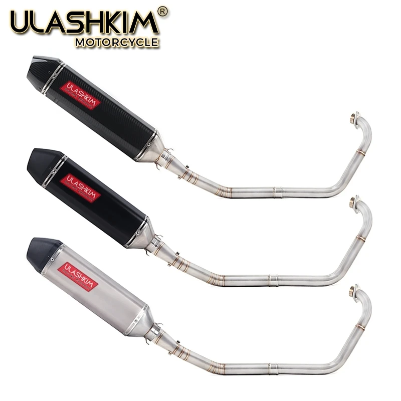 

Motorcycle Full Exhaust Escape System Modifed Middle Link Pipe Slip On For yamaha YZF-R15 R5 MT-15 MT 15 125 2008-2017
