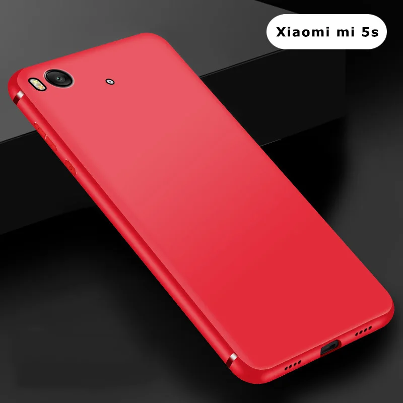 ультра тонкий Мягкий силиконовый чехол на xiomi xiaomi mi 5 mi5 чехлы штейн матовый