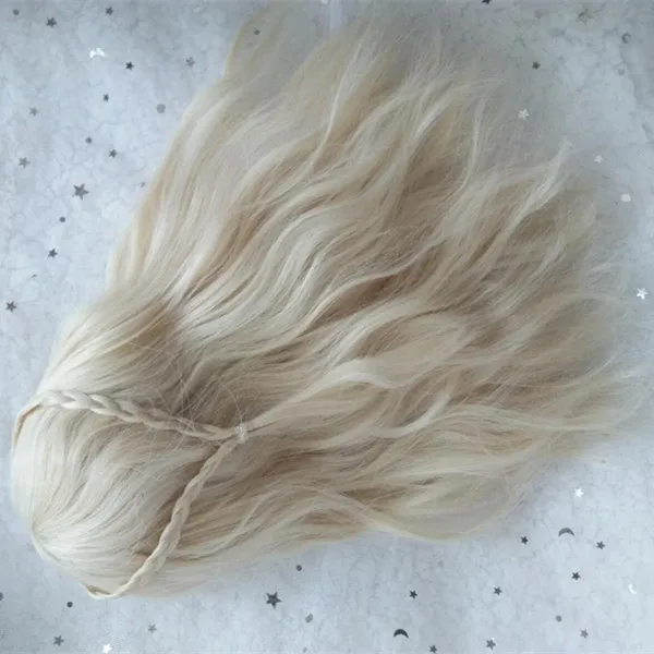bjd wig gold back