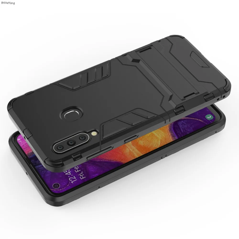 sFor Cover Samsung Galaxy A60 Case Rubber Robot Armor Shell Hard Back Phone Cover For Samsung Galaxy A60 a606 A606F with Stand