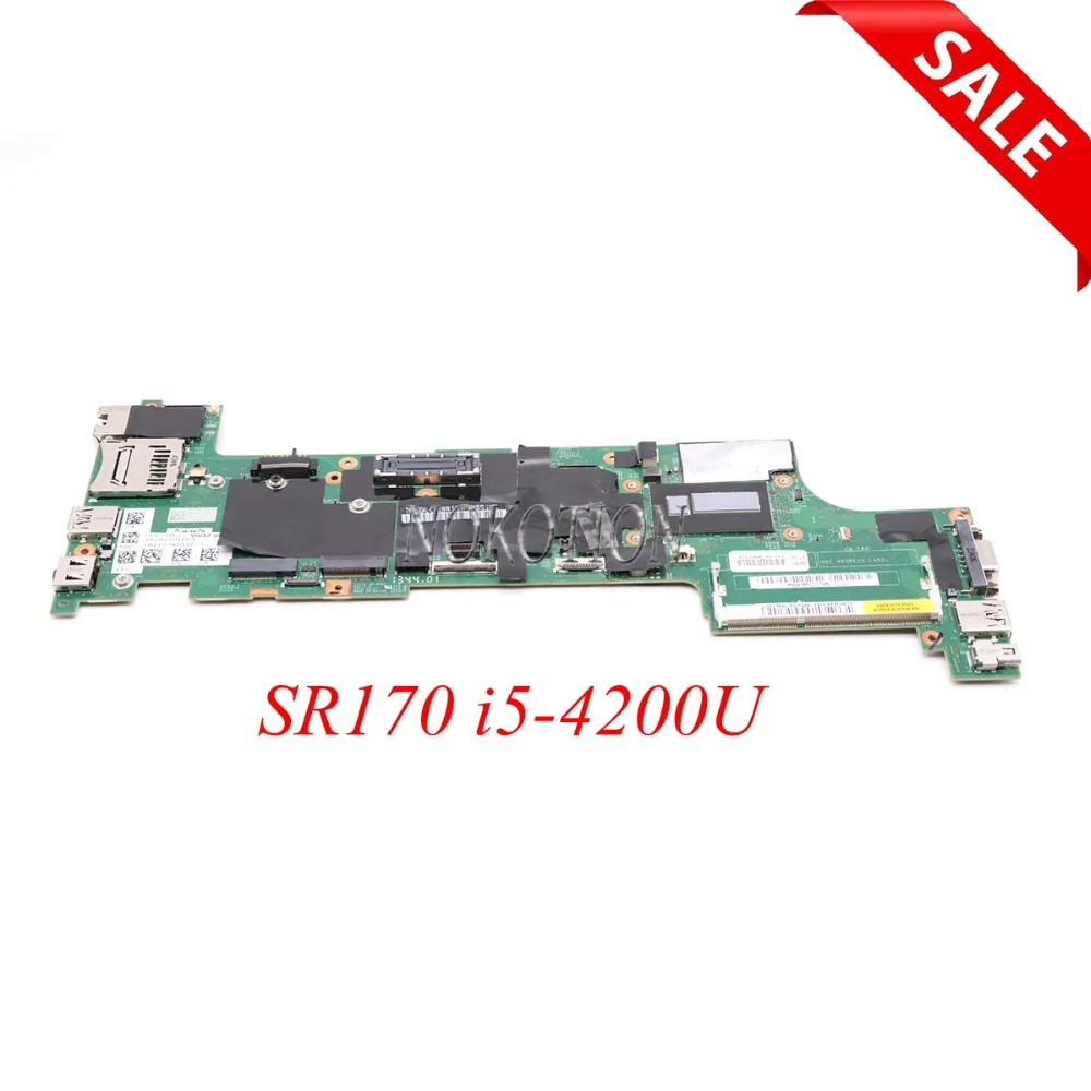 NOKOTION 04X5158 04X5146 Laptop motherboard For Lenovo Thinkpad X240 SR170 i5 4200U CPU onboard DDR3L VIUX1