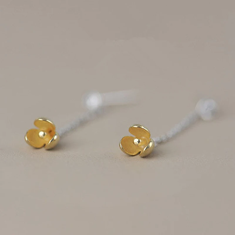 Unique Design Statement Magnolia Flower Drop Earrings for Women 925 Sterling Silver Needle Tassel Earring Fashion Jewelry | Украшения и
