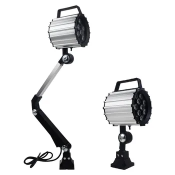garage led light 12W 24V 220V Waterproof IP67 CNC machine light lathe workshop factory outdoor construction site working lamps led machine light small machine working lamps metal hose freely bend lamps 12v 24v 220v high brightness for machining center