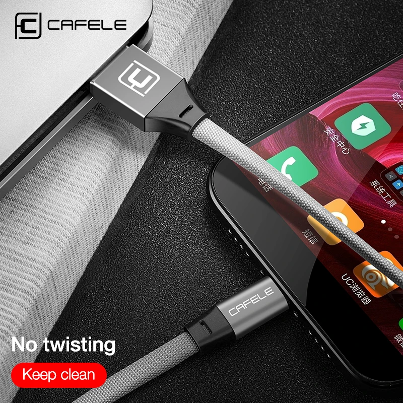 Cafele USB Type C для Xiaomi A1 кабель Huawei Mate 10 Pro Быстрая зарядка 5 в 2 4 А c|2.4a usb|usb type-c cableusb |