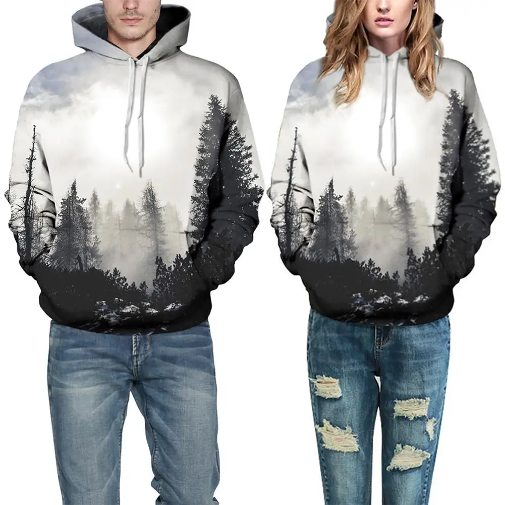 Download MISSKY New Couples Men Sweatshirt 3D Print Black and White ...