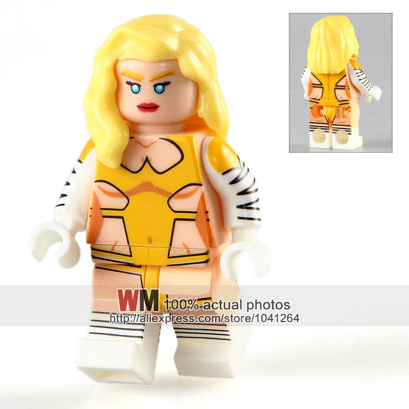 

WM Single Sale KL029 White Queen X-men Super heroes Cute Inhumans Royal Family Building Block Kids Gift Toys KL9004