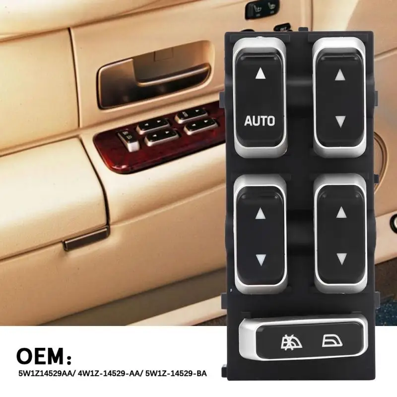 

Car Electric Power Window Switch Left Front Driver for Lincoln Town Car 2003-09 5W1Z14529BA Auto Accesories