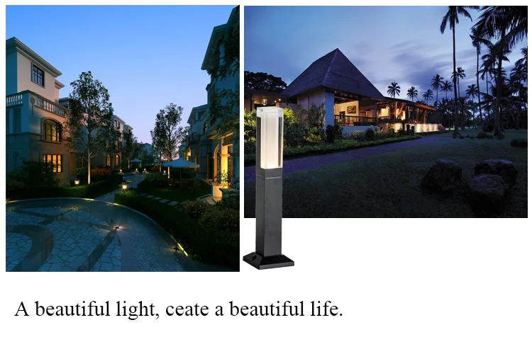 Lâmpada do Gramado Luminária de Iluminação ao ar Lanterna 5w Ip65 Alumínio Jardim Livre Acylic Caminho Bollard vw Led Luz 220v 21 Luminárias gramado