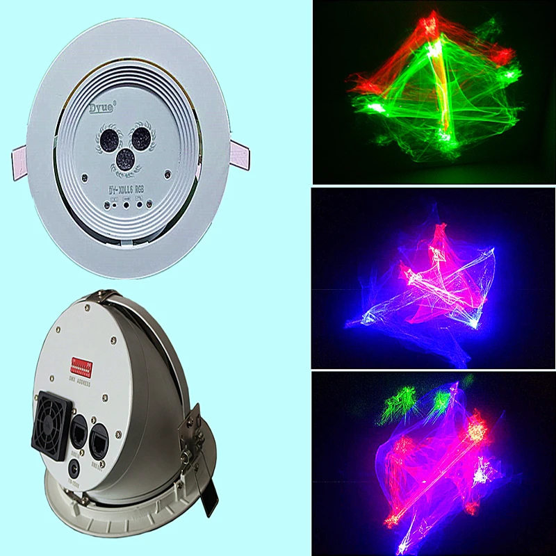

Wholesales 12pcs/lot 300mW Laser Light RGB Dream Grating Effect Laser Show System DMX Stage Light For DJ Disco Party Lighting