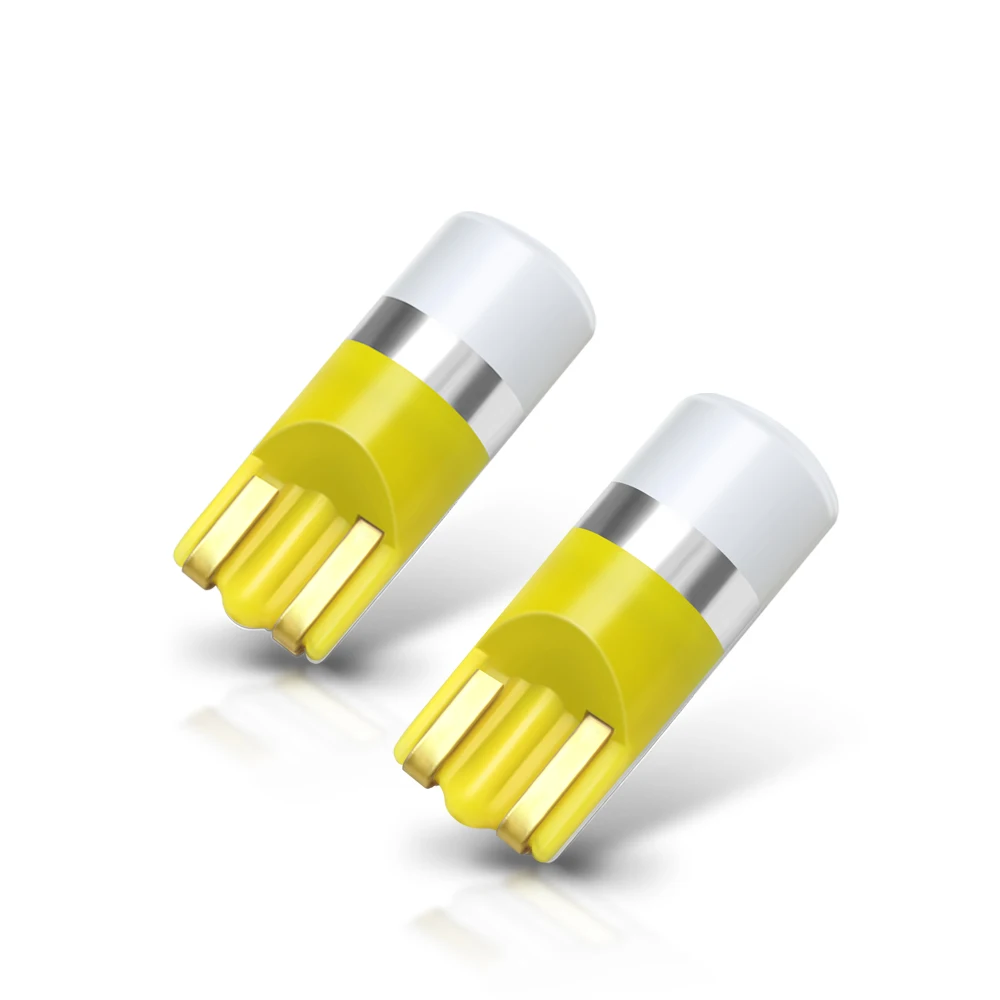 Новое поступление CN360 2 шт. SMD3030 T10 Led W5W 168 194 белый красный янтарный синий зеленый