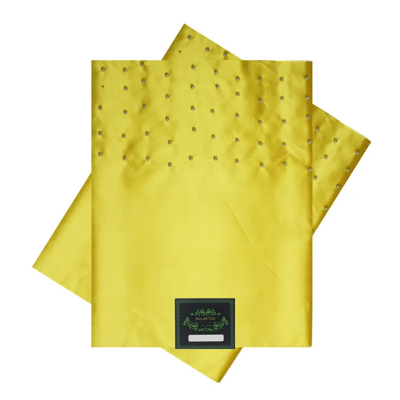 

Nigerian gele headtie african sego headtie with beads Gele 2pcs/set used for party Free shipping YELLOW SL-1532