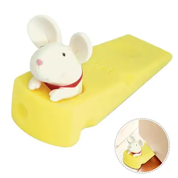 

Child Anti-collision Cartoon Door Stop Safety Non-toxic PVC Mouse Shape Door Plug Baby Safety Anti-pinch Protection Accessories