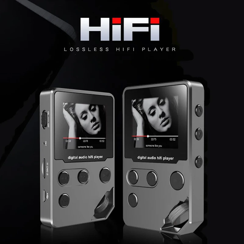 

2017 Hot P2 HiFi Player 8G MP3 Digital audio Dial Wheel Button Voice Recorder 1.8 inch TFT Color Screen Support APE FIAC WAV