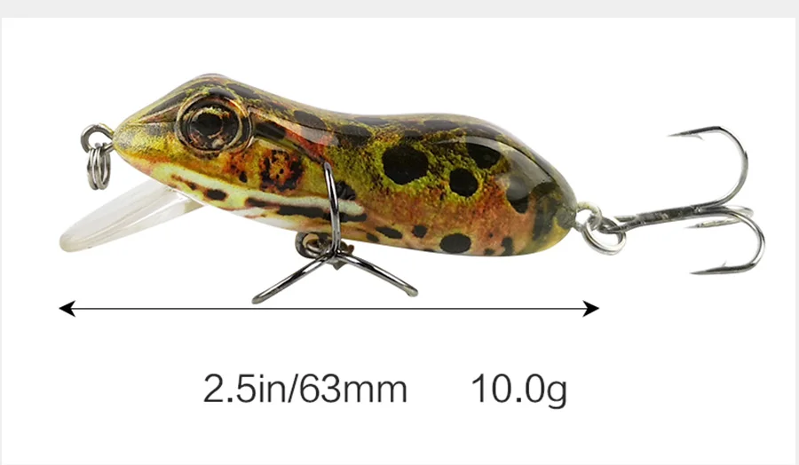 Frog Fishing Crankbait Lure Wobblers 08