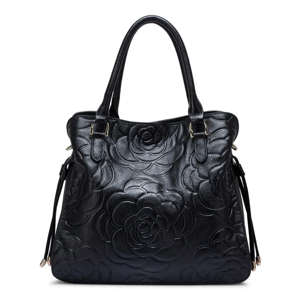 Zency, 5 цветов, новинка, распродажа, натуральная кожа, модная женская сумка через плечо, дамская сумочка, супер качество, сумка-мессенджер, bolso mujer - Цвет: Черный