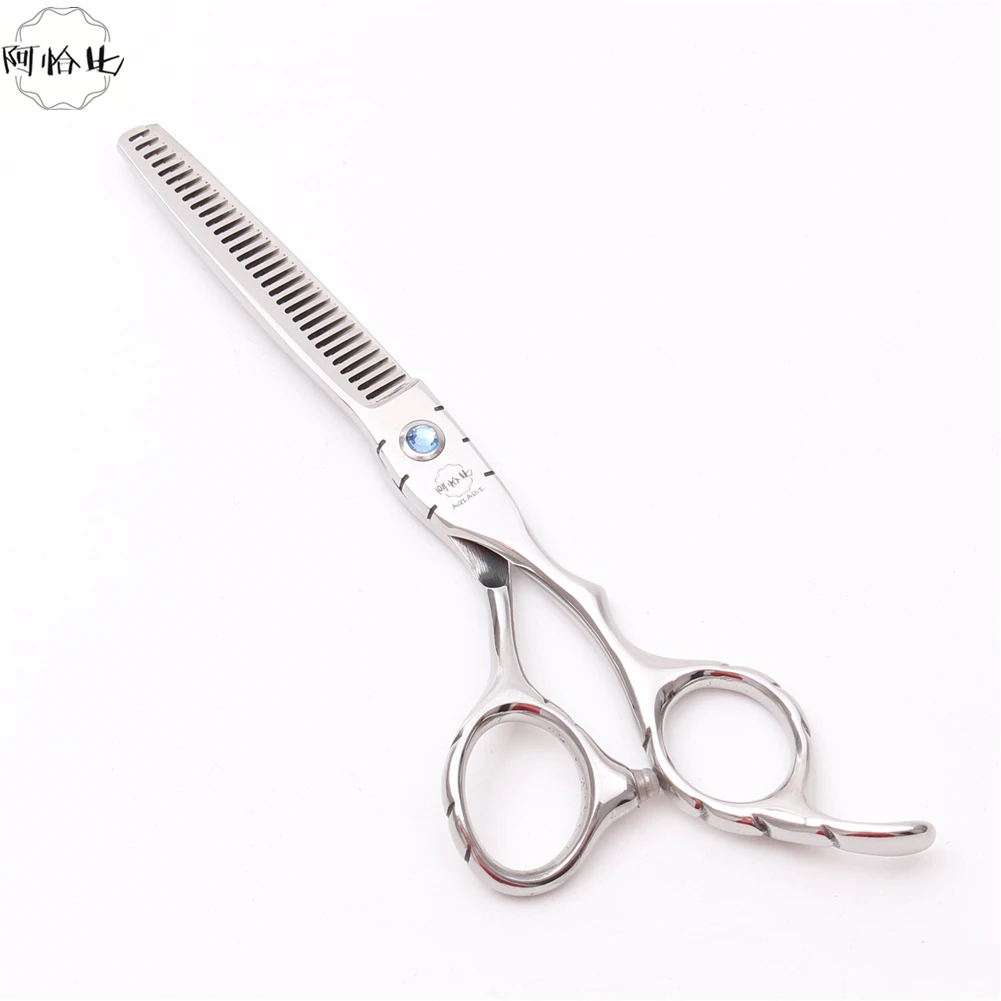Ножницы парикмахерские 6" JP Steel AQIABI серебристый филировочные ножницы ножницы для стрижки волос набор парикмахера Ножницы