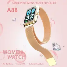 Смарт-часы для девочек, Bluetooth, монитор сердечного ритма, фитнес-шагомер, спортивный водонепроницаемый многофункциональный 1,14 дюймовый Женский умный Браслет