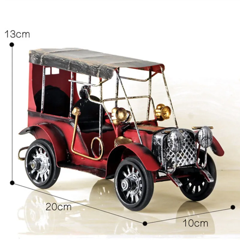 Бестселлер, классика в стиле ретро, из железа, металла, модель автомобиля, украшение, домашний интерьер, оловянные винтажные модели автомобилей, ностальгическое украшение