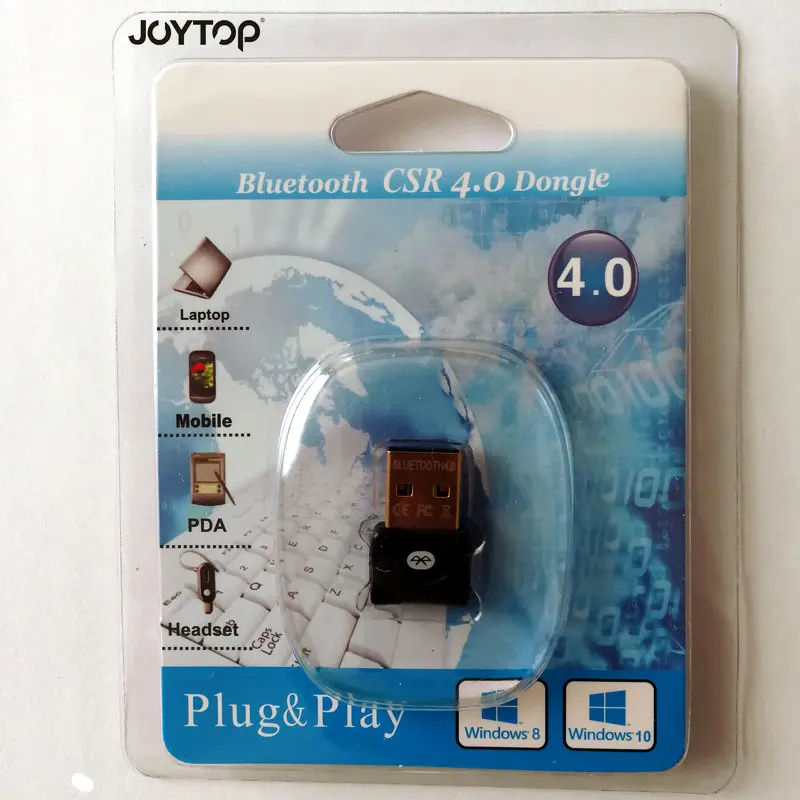 JOYTOP Bluetooth адаптер USB ключ для компьютера ПК беспроводная мышь, Bluetooth, динамик 4,0 музыкальный приемник USB Bluetooth адаптер