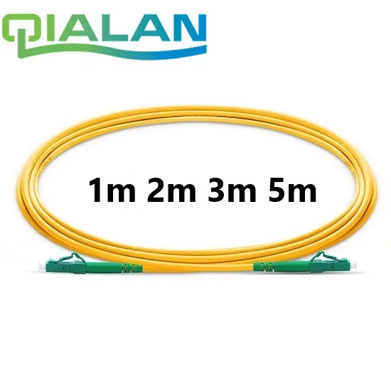 

Optical Fiber Patchcord 1m to 5m LC APC to LC APC Fiber Optic Patch Cord Simplex 2.0mm G657A PVC 9/125 Single Mode Jumper Cable