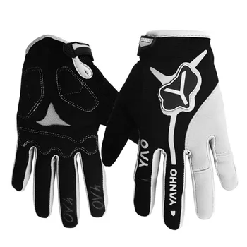 

Fiber mesh fabric Full Finger Wind resistance Bicycle Gloves Anti-Slip Bike Cycling Riding Gloves for Women & Men for Skiing Bik