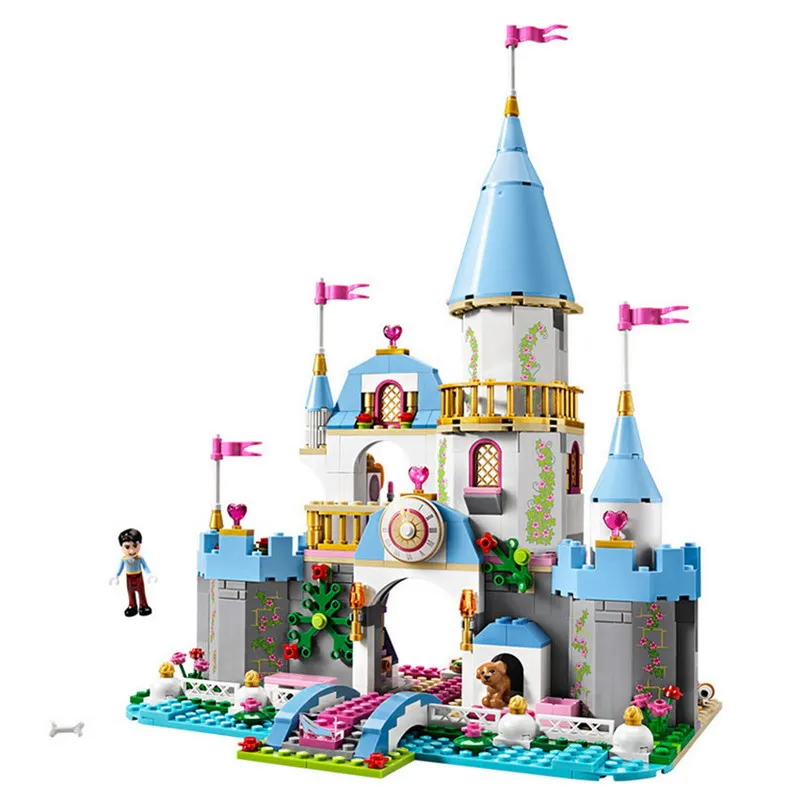 

New 79279 Friends Series Girl Princess Cinderella Romantic Castle Building Blocks Figure Bricks Compatible LegoINGlys