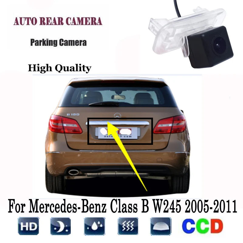 Камера заднего вида для Mercedes-Benz MB Class B W242 2005-2011 CCD камера ночного видения номерного