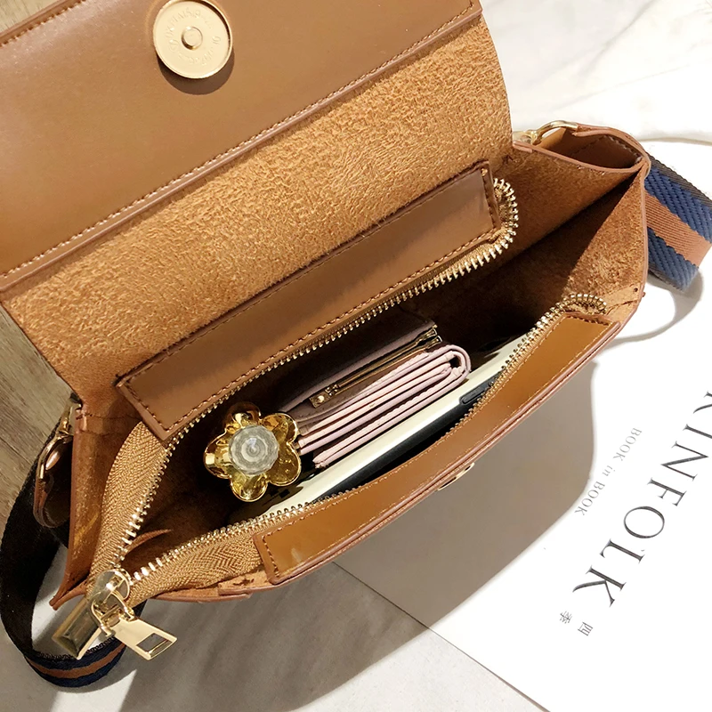 Glorria المرأة المحافظ الجلدية و حقيبة يد المرأة رسول حقيبة كتف الإناث الشريط حمل Crossbody حقيبة 2019 البسيطة الأفاق كيس من دوس