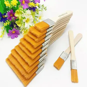 

Eval Nylon Wood Oil Paint Brush Graffiti tools Set BBQ Brush Water Color Art Pen Acrylic DIY Scrubbing Brush School Drawing
