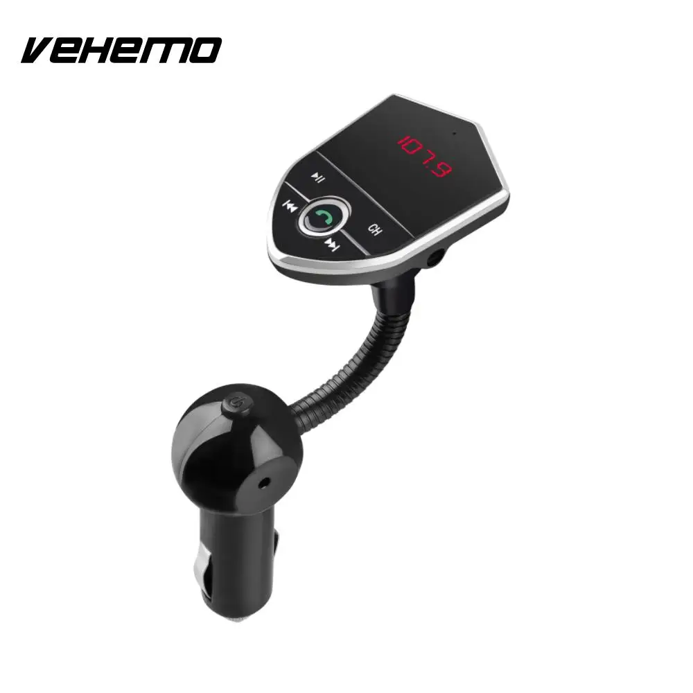 

Wireless Radio Adapter Portable Universal Car FM Transmitter Automobile AUX Stereo Voltage Detection Car Kit FM Transmitter