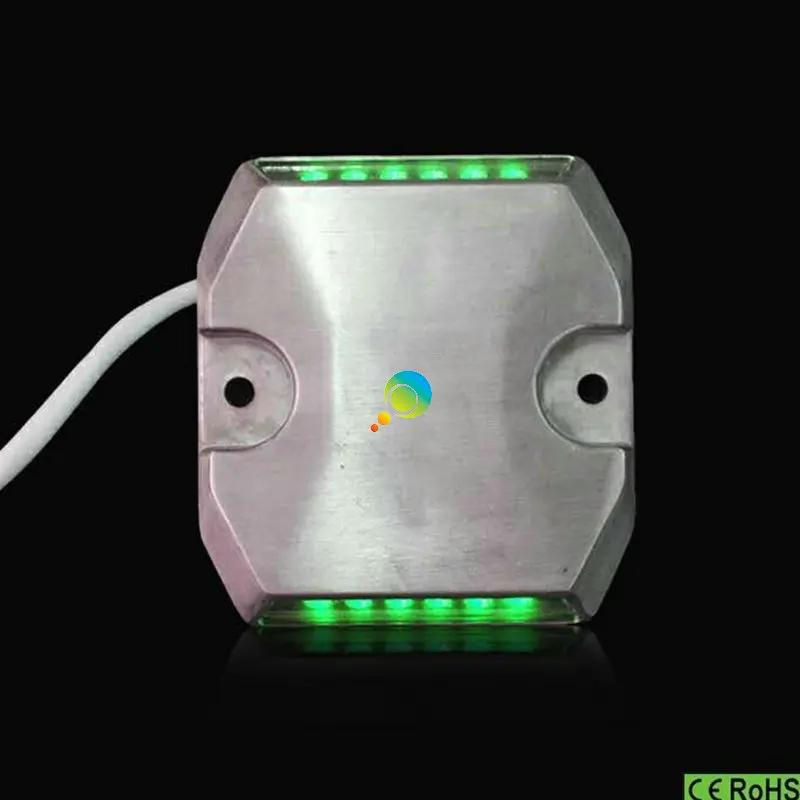 Заводская Прямая цена литье алюминия дорожный маркер зеленый светодиод