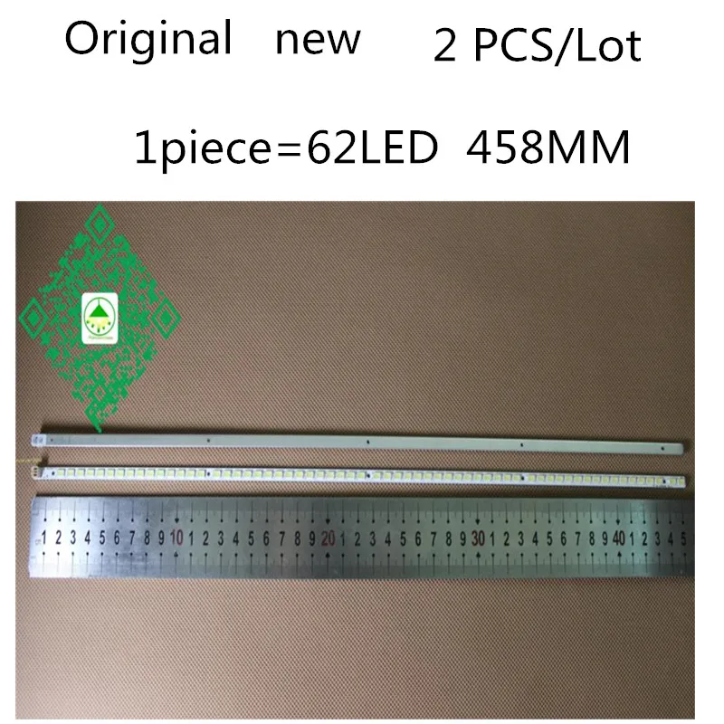 2 шт./лот для LED40K16P liiTV40830DEX LE40T30 L40E5200BE детской лампы-1 шт. = 62 светодиода 458 мм новинка
