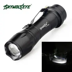 8000LM водостойкий XPE светодиодный фонарик 3 режима Zoomable Torch Light супер яркий