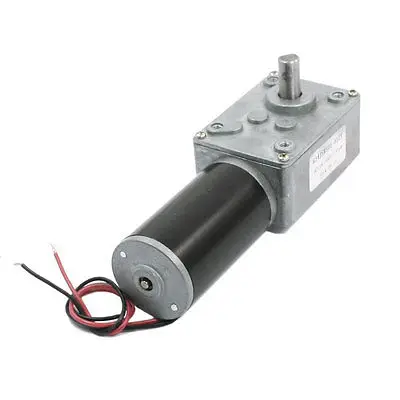 

12V 7mm Shaft Reduction Ratio 15RPM DC Worm Geared Box Motor
