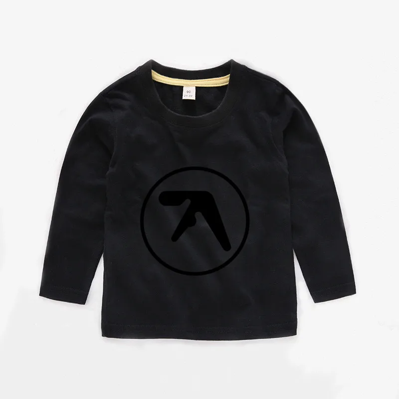 От 2 до 12 лет Детская Aphex Твин с принтом для малышей Топы девочек Одежда маленьких