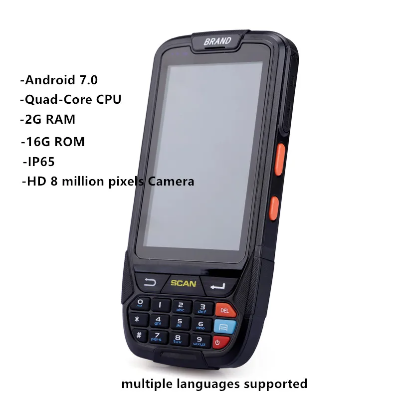 

Honeywell Barcode scanner Android 7.0 OS 4 inch 2D 1D barcode scanner pda