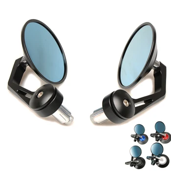 

Universal Motorcycle Mirror Handle Bar End Rearview Side Mirrors Motor Accessories for Yamaha Honda triumph Kawasaki Suzuki BWM