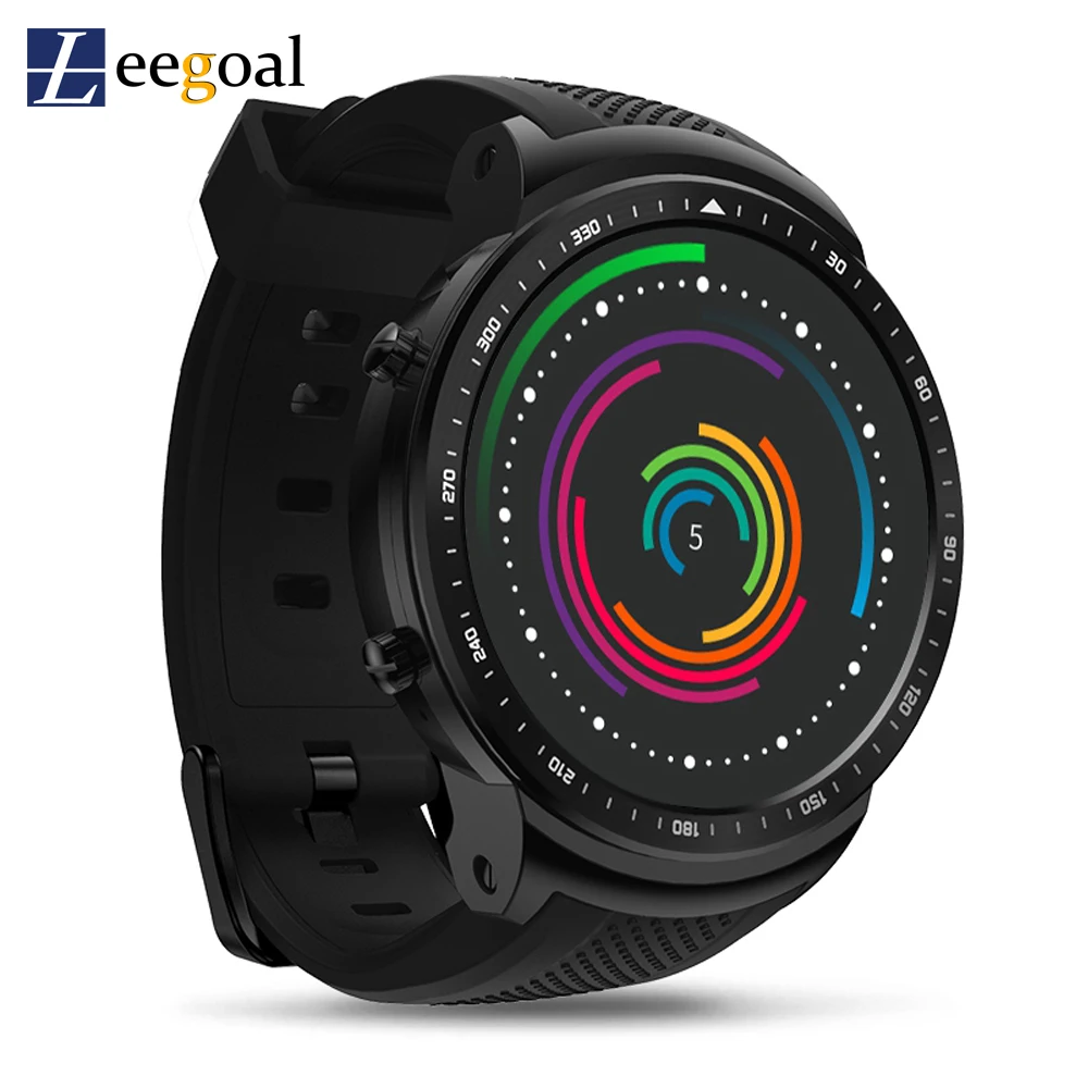 Zeblaze Тор про 3g gps Smartwatch 1 53 дюймов Android 5 MTK6580 ГБ + 16 Смарт часы BT 4 0 Сенсорный экран