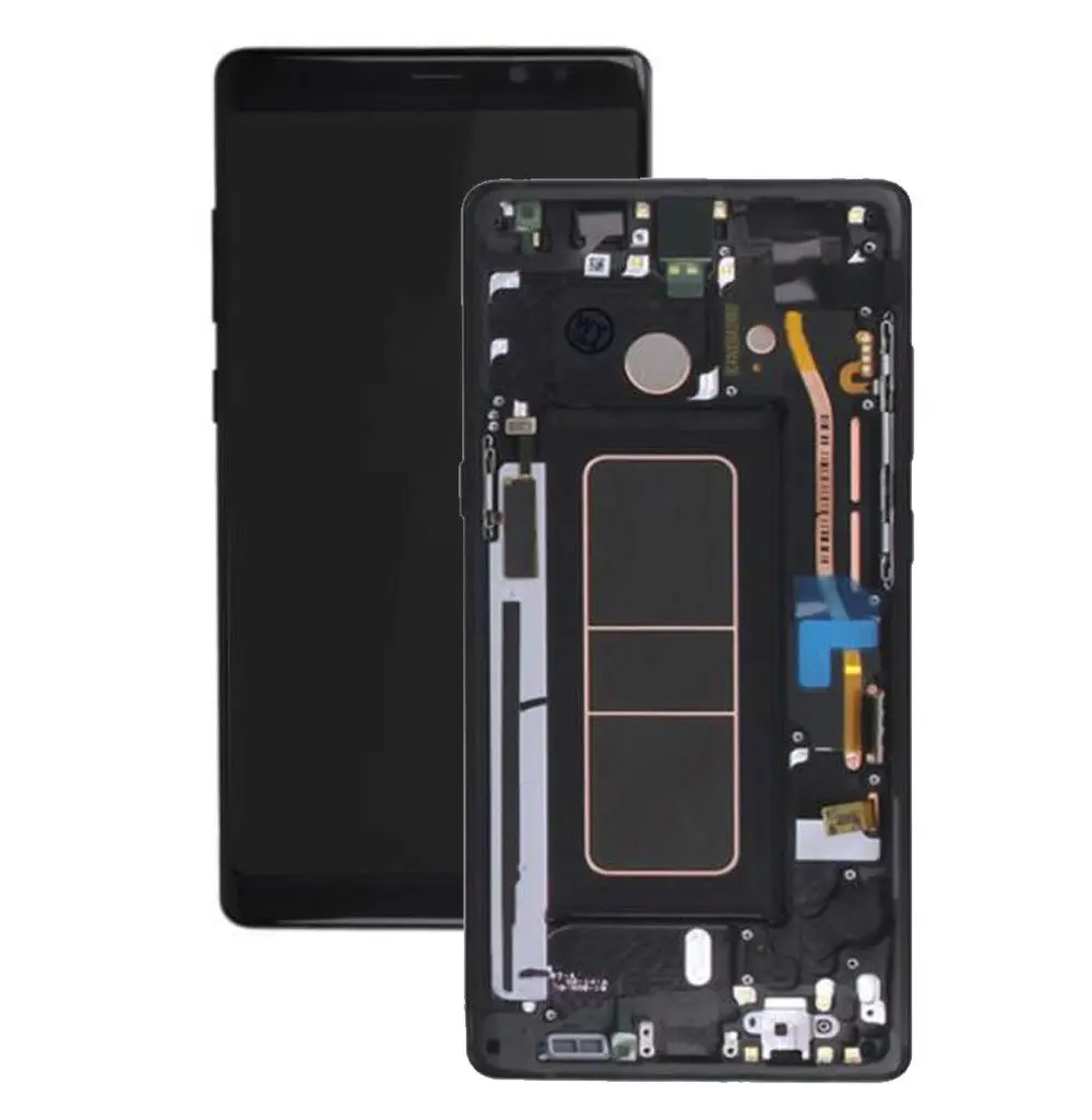 Оригинальный супер AMOLED LCD для SAMSUNG GALAXY Note 8 сенсорный экран дигитайзер сборка