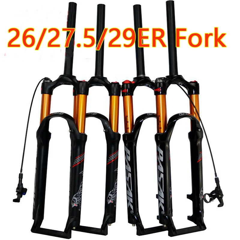 

PASAK Bicycle Fork 27.5 29er air Forks size Mountain MTB Bike Fork suspension for SR SUNTOUR 2018