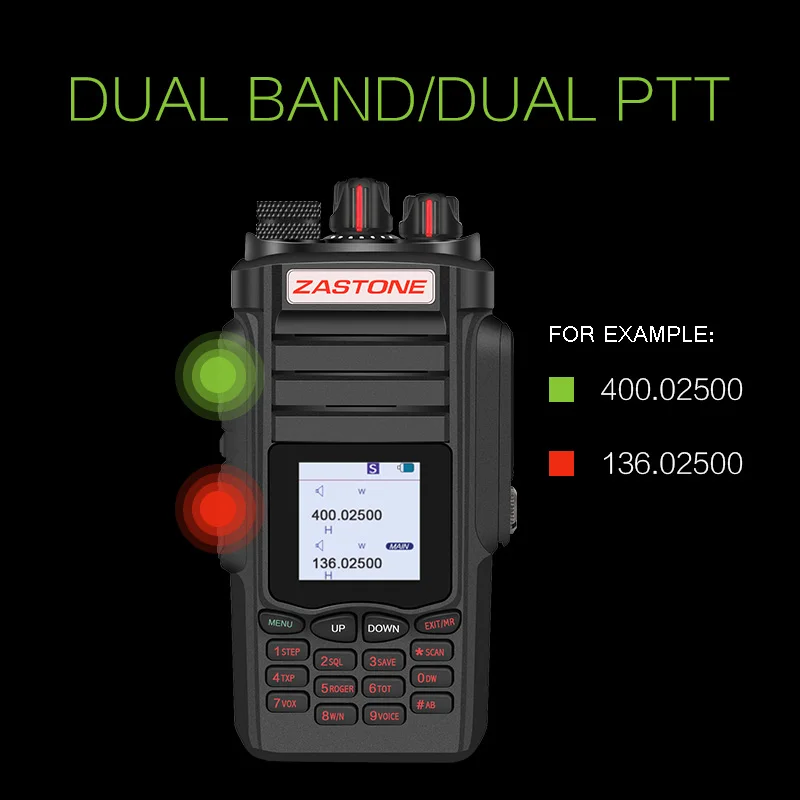 2 шт./лот A19 10 Вт Высокая мощность рация 136-174& 400-480Mhz 999 CH VOX Talkie Walkie FM трансивер любительская радиостанция