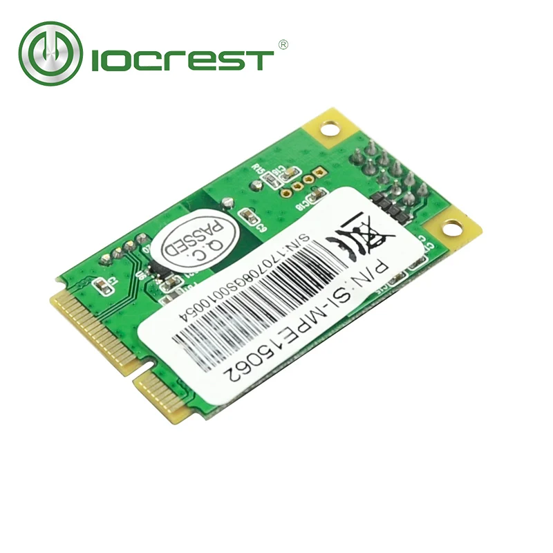  IOCREST Volle Größe Mini PCIe karte oder USB 2.0 1 port serielle DB9 rs232 rs422 rs485 mini pci exp