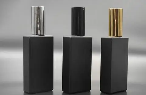 Бесплатная доставка 100 шт. черная стеклянная бутылка распылитель для духов